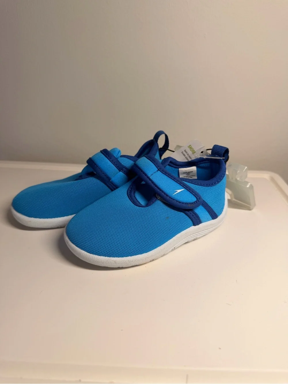 NEW- Speedo Shore Explore Blue Water Shoes Boys Sz S (5-6) Swim Shoes